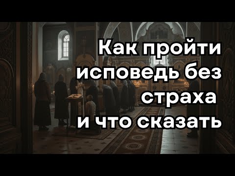 Видео: Не бойся исповеди: что сказать Богу, когда не знаешь, с чего начать