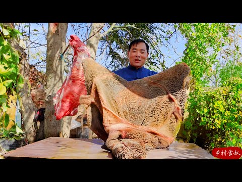 Видео: Лучший рецепт на зиму! 2M Говяжий желудок, тушеный в горячем горшке до мягкости и гниения!