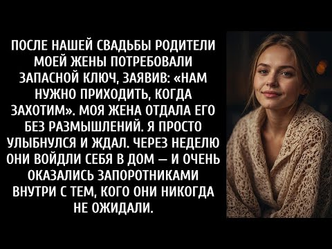 Видео: После нашей свадьбы родители моей жены потребовали запасной ключ, сказав