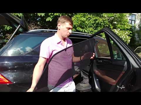 Видео: Отзыв о шторках ESCO на креплениях для авто. Шторки для Mercedes реальный обзор. Видео тест lg v30.