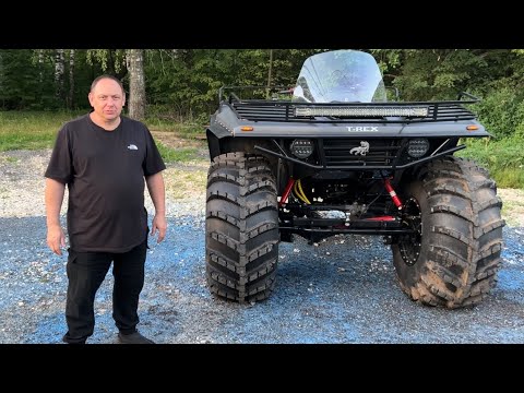 Видео: 100км/ч на вездеходе квадроцикле T-REX