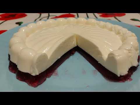 Видео: ЖЕЛЕ ДВОШАРОВЕ, ніжний десерт
