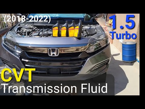 Видео: Замена масла в трансмиссии CVT Honda Accord CR-V (1,5 л турбо) 2018-2024 гг.