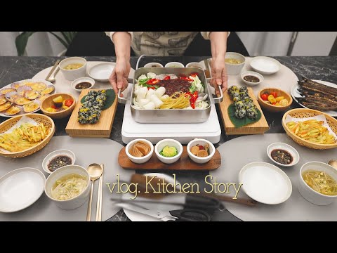 Видео: Новогодний домашний праздник с корейской едой.