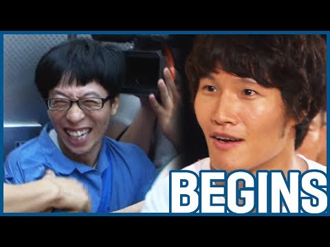 Видео: [RUNNINGMAN НАЧИНАЕТСЯ] [EP 7-2] | Гонка начинается! Jaeseok - лазейка !! XD (ENG SUB)
