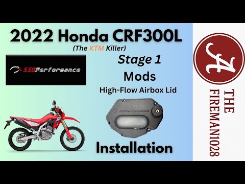 Видео: Проект KTM Killer: установка крышки воздухозаборника с высоким расходом CRF300L 550 Performance S...