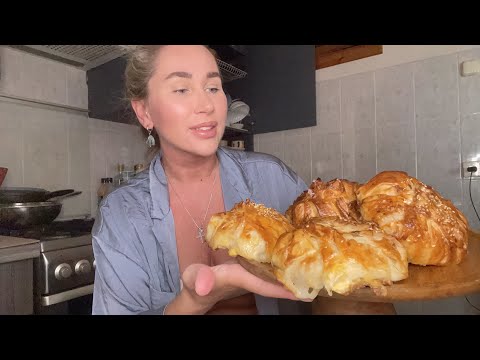 Видео: МУКБАНГ/ДОМАШНЯЯ САМСА🥟😊ОЧЕНЬ ВКУСНАЯ