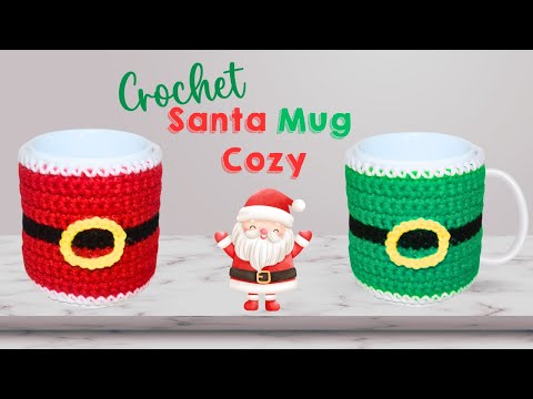 Видео: Простой урок по вязанию крючком чехла на кружку для начинающих | Вязаные крючком чехлы на кружки ...