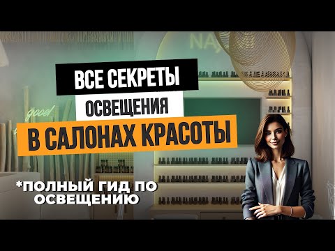 Видео: Освещение в САЛОНЕ КРАСОТЫ:  Полный ГИД ПО ОСВЕЩЕНИЮ