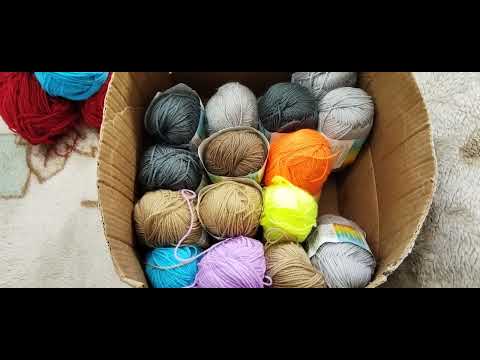 Видео: Вся моя пряжа!!!!! 1 часть