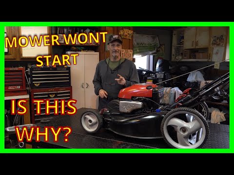 Видео: Газонокосилка Craftsman не заводится (двигатель Briggs 190 куб. см). Диагностика и ремонт. Возмож...