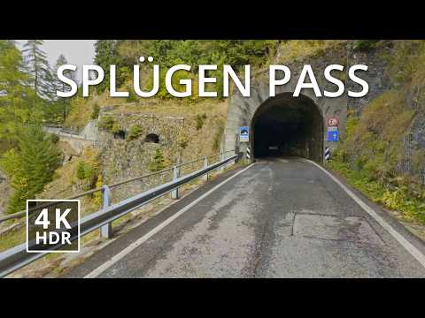 Видео: 🇮🇹🇨🇭 Рай для любителей серпантинов на перевале Сплюген из Италии в Швейцарию