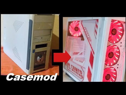 Видео: PC CASE MODDING | Моддинг кейса  ( МОДДИНГ ПК ) white pc