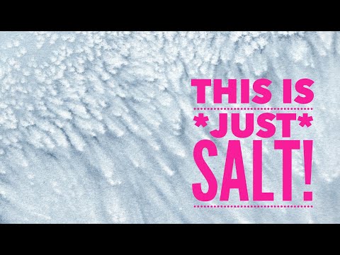 Видео: Как добиться наилучшего результата при использовании соли в акварельной живописи