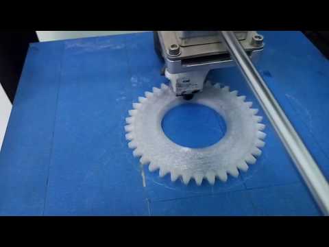 Видео: Печать шестерни на 3D принтере