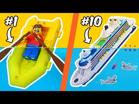 Видео: Я потопил ЛЕДКИ LEGO...