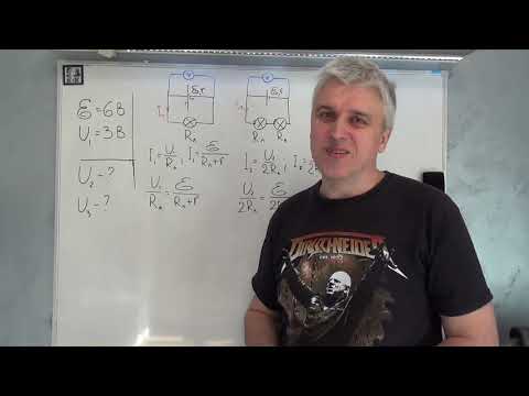 Видео: Задача на закон Ома для замкнутой цепи.
