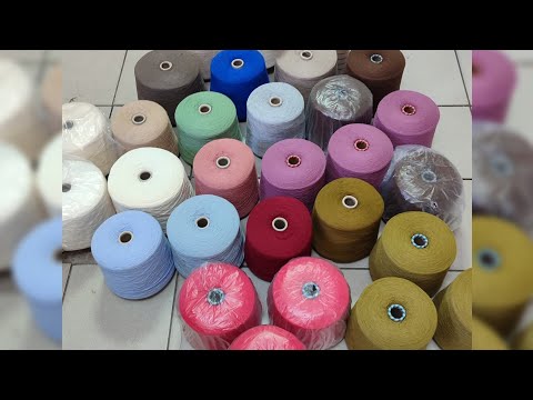 Видео: Поступление Бобинной пряжи.Италия.