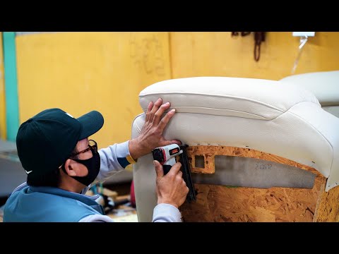Видео: (SUB) Фабрика по реформированию диванов №1 в Корее / Процесс реформирования диванов / 소파 리폼