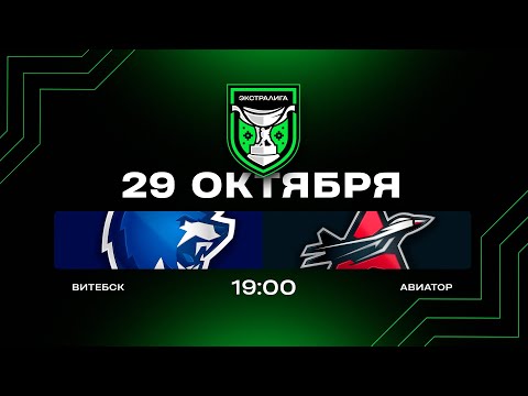 Видео: Витебск - Авиатор | 29.10.2025 | Экстралига | Прямая трансляция