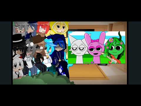 Видео: Реакция sprunki и sprunki 2p на тт