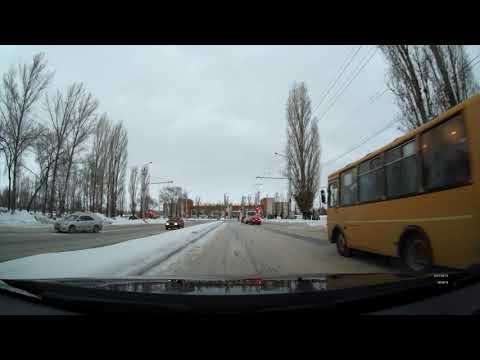 Видео: г. Балаково. ул. Комарова - Мировский мост - ул. Трнавская - ул. Степная. 13 февраля 2021 г.