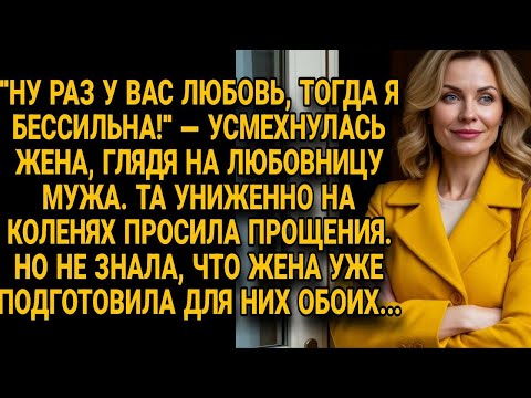Видео: Любовница на коленях просила прощения у жены, но та уже всё подготовила для обоих...
