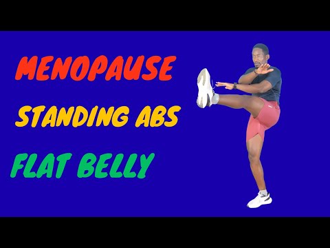 Видео: 20-минутная тренировка пресса стоя при менопаузе для тонуса мышц живота и силы корпуса