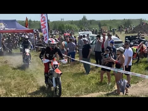 Видео: Эндуро гонка «Вызов2024» г. Еманжелинск. Класс Серебро. +35🥵