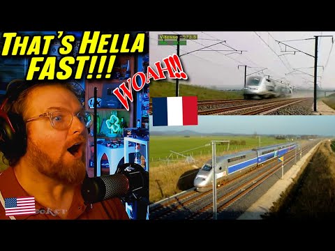 Видео: Американская реакция на мировой рекорд TGV: 574,8 км/ч!!