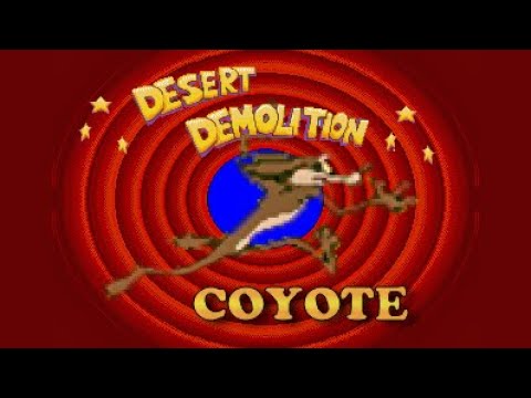 Видео: Desert Demolition Coyote - Walkthrough All Bonus Levels / Прохождение