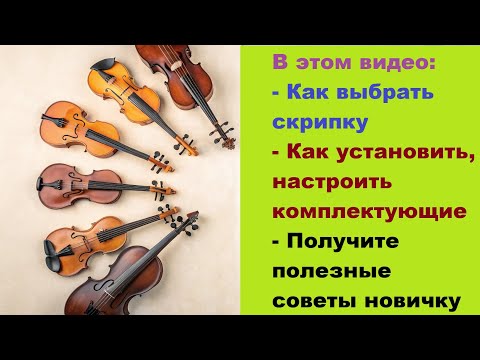 Видео: Как выбрать скрипку и подготовить её к игре | Полный гайд для новичков