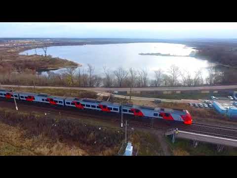 Видео: Сброс пролета моста через Оку