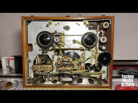 Видео: Магнитофон 1975 года выпуска "Снежеть-301" в открытом виде
