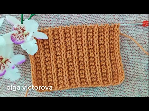 Видео: РЕЛЬЕФНЫЙ УЗОР ДЛЯ КАРДИГАНА, ШАПКИ, ШАРФА 992 Вязание Узоры спицами Knitting