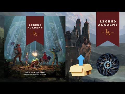 Видео: Распаковка LEGEND ACADEMY. Игры El Dorado Games. Еще одно настольное издательство - RIP.