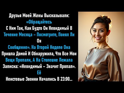 Видео: Её друзья говорили: «Игнорируй его месяц». Две недели спустя я показала им, что такое тишина.