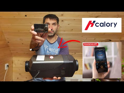 Видео: Автономный дизельный отопитель 8 кВт Hcalory за 135$ смарт панель в комплекте.
