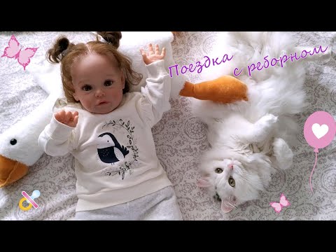 Видео: 🍼ВЛОГ с РЕБОРНОМ🚗Первое путешествие малышки Сью / reborn