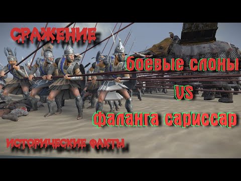 Видео: ✞ Македонская фаланга против боевых слонов Персов ✞ Сражение ✞
