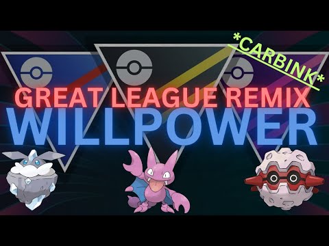 Видео: Great League Remix Carbink Forretress SHADOW У команды Gligar есть СИЛА ВОЛИ в PokemonGo!