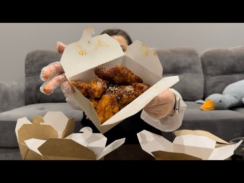 Видео: ASMR EATING Chicken wings in sauce/Кушаю куриные крылья в соусе