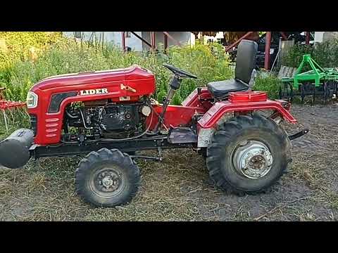 Видео: Відгук власника мінітрактора Лідер 220D. Комплект навісного і що доробляв. Відео мого друга Віталія