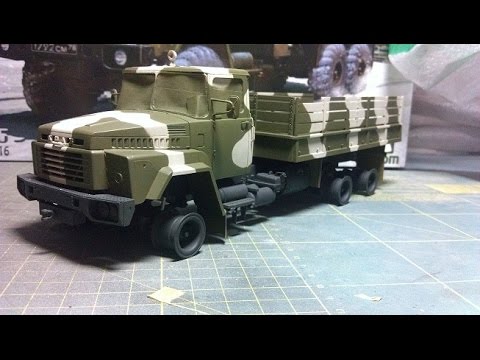 Видео: Краз-260 (Takom) Часть 4