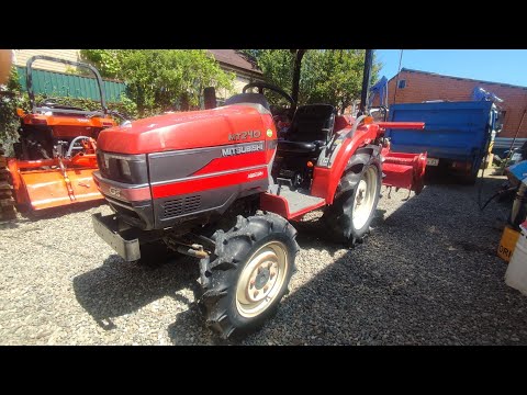 Видео: Mitsubishi MT 240 ПРОДАН! обзор японского минитрактора