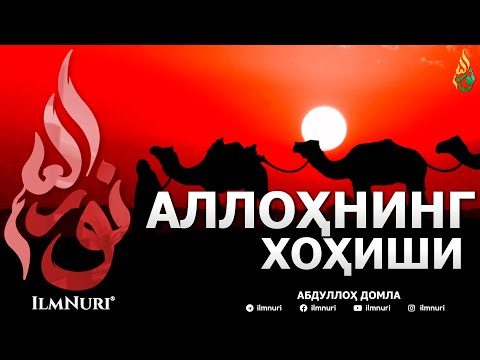 Видео: АЛЛОҲНИНГ ХОҲИШИ - АБДУЛЛОҲ ДОМЛА