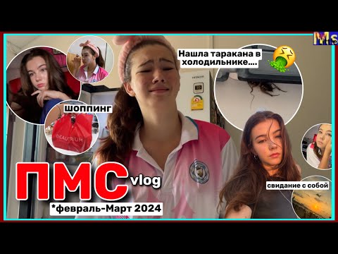 Видео: ПМС ВЛОГ || нашла таракана в холодильнике🤢 || шоппинг, свидание с собой