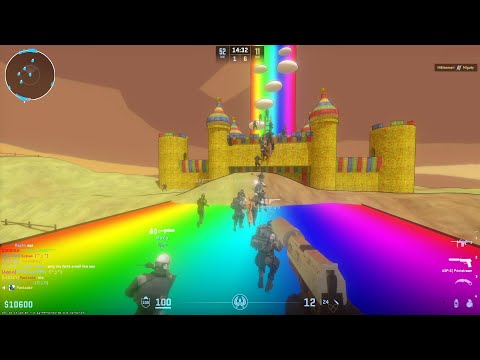 Видео: CS2 Zombie Escape ze_bisounours_party на сервере Mapeadores