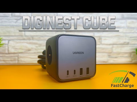 Видео: ТОПОВЫЙ ЗАРЯДНИК с функцией УДЛИНИТЕЛЯ Ugreen GaN 65W DigiNest Cube - Один для ВСЕХ устройств !