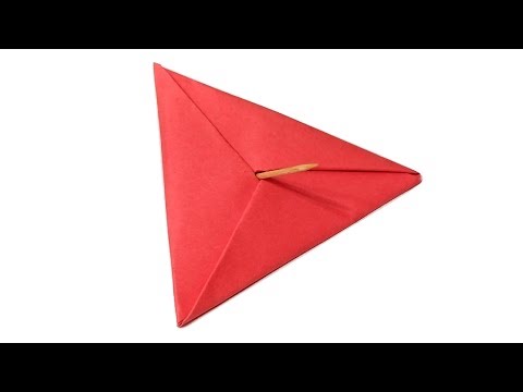 Видео: Оригами Волчок из бумаги